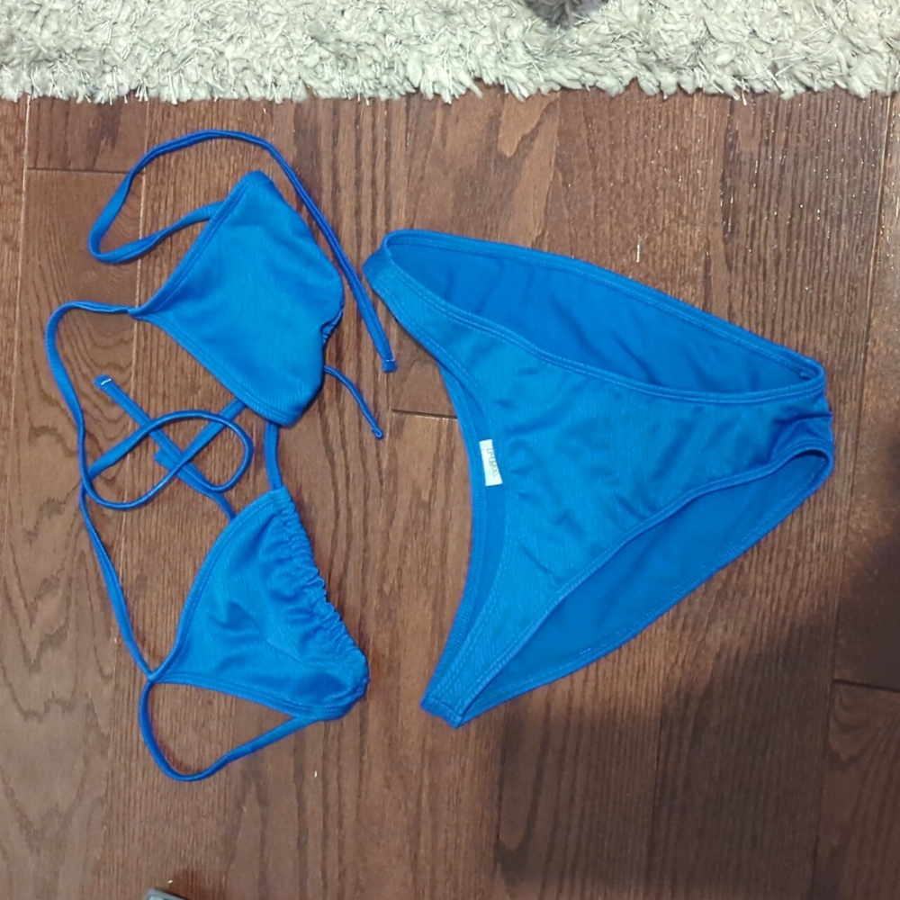 Royal blue bikini size medium